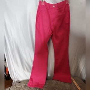 Hot Pink Bootcut Jeans